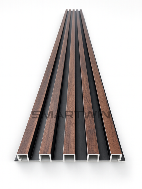 Wall Panel Classic Caoba Marrón con Fondo Negro