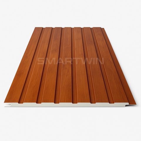 Metal Siding Madera Cedro Palillaje 40x380x1.6 cm Pack 10 Unidades