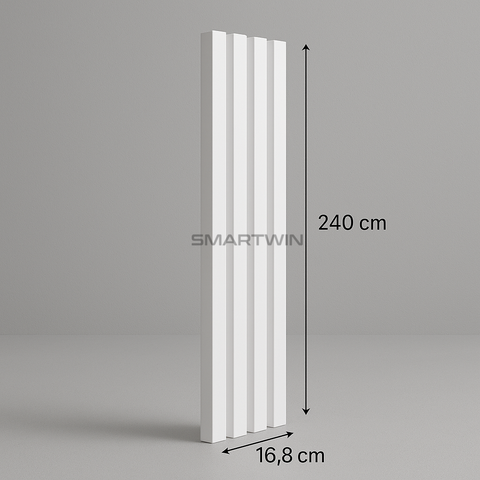 Wall Panel Classic Blanco Lacado Pack 10 Unidades