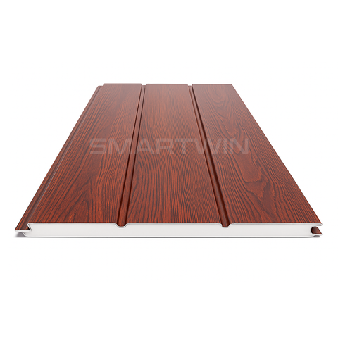 Metal Siding Madera Alerce 3 Tablas 40x380x1.6 cm