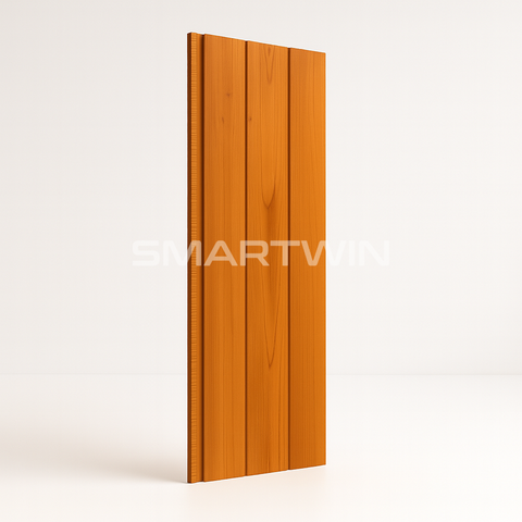 Metal Siding Madera Cedro 3 Tablas 40x380x1.6 cm Pack 8 Unidades