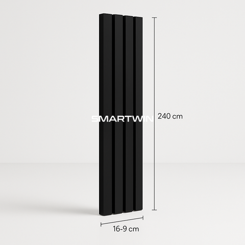 Wall Panel Classic Negro Lacado Pack 10 Unidades