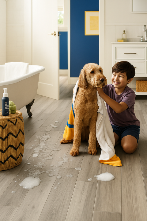 Pisos SPC 100% impermeables