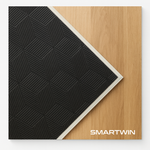 Piso Vinílico SPC Tzalam 5mm 18.4x122cm Alto trafico 2.24m2 incluye manta IXPE